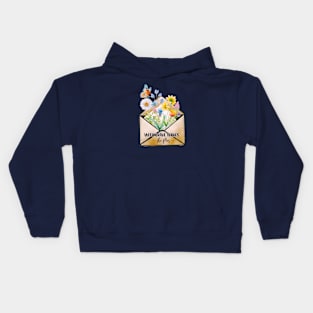 With Brave Wings She Flies Kids Hoodie